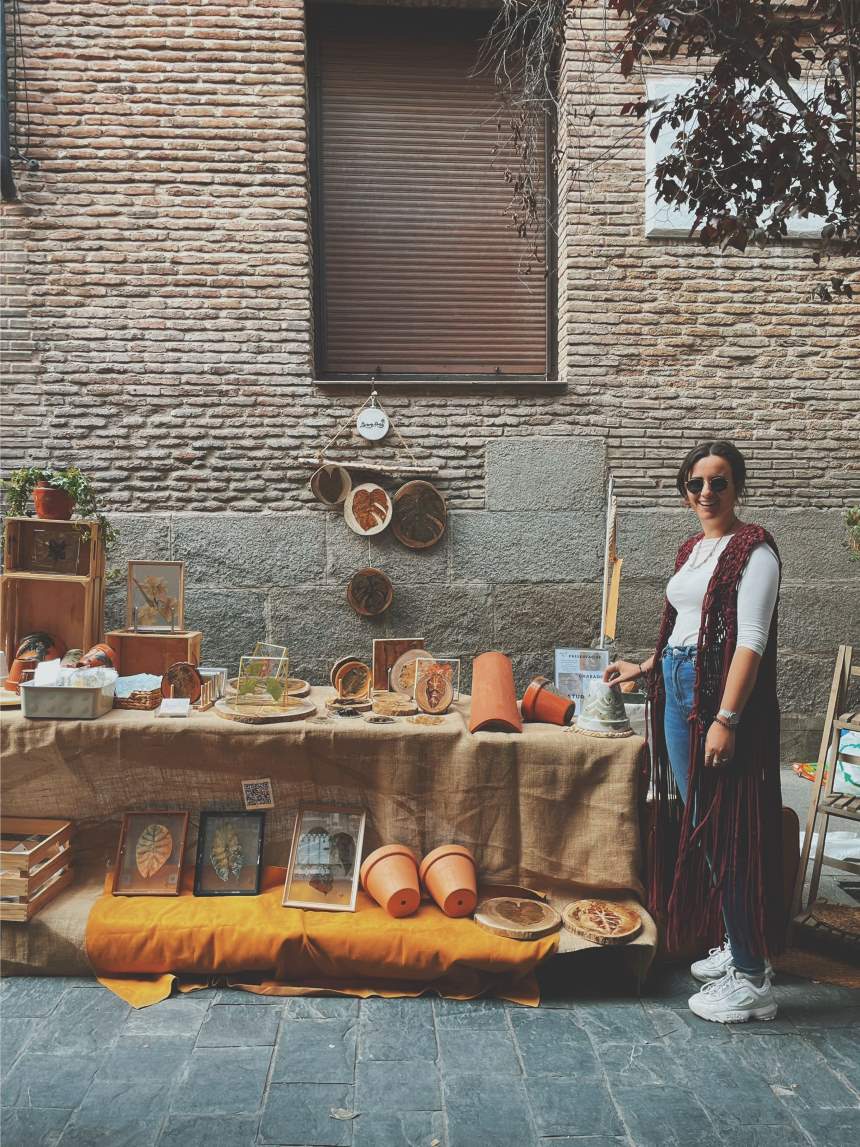 mercados artesanales con llamame rouss